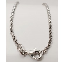 Damen Halskette aus 925/- Silber Erbskette 960520000-42cm